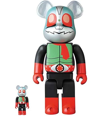 Amazon.co.jp: BE@RBRICK 仮面ライダー第2+1号 100％ & 400％ : おもちゃ