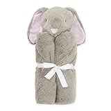 OLizee? Cartoon Plush Security Baby Blanket Comfy Cozy Baby Bath Towel Ultra Soft Cuddle Bud Blankie