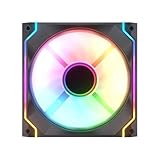 COUGAR SC140-FB ARGB Single インフィニティミラーデザインによる美しいライティング 140mm ファン・通常回転・ブラックモデル [ CF-SC140FB-RGB ]