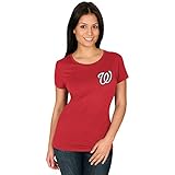 Bryce Harper Washington Nationals # 34 MLBレディースPlayer Tシャツ – レッド( S )
