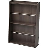 山善 本棚 ウォルナット 薄型 ディスプレイラック CDM-7050(WL)