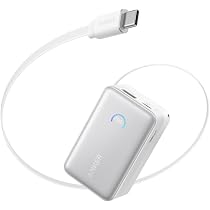 Amazon | Anker Nano Power Bank (10000mAh, 45W, 巻取り式 USB-C