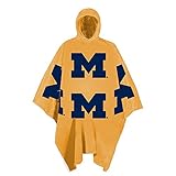 NCAAフード付きポンチョ One Size イエロー