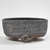 信楽焼 小判中深 盆栽・山野草鉢 6号鉢 幅18cm×奥行き12cm×高さ7.5cm