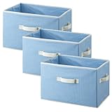 収納ボックス 3個組 DCM-FS02 PBL ブルー