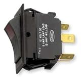 Hubbell Wiring Systems MR123MMSP Standard Rocker Switch, Single Pole, Double Throw, Momentary On/Off