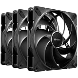 Antec Tranquil 140、140mm x 25mmケースファン、PWMファン、1500RPM、85.96CFM、1.79mmH2O、4ピンPWMコネクタ、140mmファン、Tranquilシリーズ3パック。