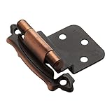 Amerock bp7328-ac self-closing 3 / 8 "ヒンジ(ペア) – アンティーク銅 – 2パック
