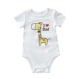 Karchi 子供服 子供オールインワン ベビー連体服 　動物プリント 　無地半袖ロンパース　ガールズ 女の子用　普段着 カジュアル 可愛い 春夏　ホワイト (66)