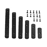 WADSN レールセクション M-LOK/KeyMod 両対応 ポリマー製 6枚セット MP02013 ブラック [並行輸入品]