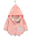 (チェリーレッド) CherryRed 子供服 子供コート キッズコート アウター トレンチコート 防風 保温 花柄 120 ピンク