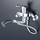 [KM5000ZTP]KVK 栓金具 シングルレバー式シャワー付混合栓(寒冷地用)　ケーブイケー