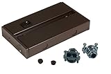 American Lighting ALC-BOX-DB Hardwire Box for ALC Series, 3/8 Cable Connector Included, Dark Bronze 