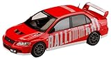 HJ64 1/64 三菱ランサーエボリューション 7 GSR RALLIART パルマレッド 完成品