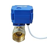 DC-HOUSE　CR-02 1" DN25 真鍮電動ボールバルブDC12V電気ボールバルブ145PSI