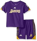 幼児用NBA Los Angeles Lakers Possession Tee & Short Set パープル