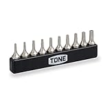 トネ(TONE) T型トルクスビットセット(いじり防止タイプ) BTTH10S ビット差込 内容10点