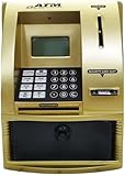 【tr nd】子供用 カードパスワード認識 ミニ ATM 貯金箱 電子マネー銀行 貯金管理機能付き H17