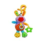 GYBER TM Plush Baby Musical Toys Newbron Gift Infant Appease Toys Red Rabbit Style [並行輸入品]