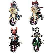 EX三輪車 仮面ライダー Bタイプ フラッグなし 4つセット② EX三輪車 仮面ライダー Bタイプ フラッグなし 4つセット②