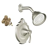 Moen KSVE-P-T2502BN Vestige Showerhead, Brushed Nickel [並行輸入品]