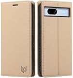 FeeY Google Pixel 7A 用 ケース 手帳型 7a手帳 ケース 耐衝撃TPU素材カード収納 マグネット内蔵スタンド機能付き ピクセル 7a 財布型 携帯カバー Pixel 7A用 スマホケース 全面保護 アプリコット