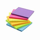 Early Buy ライン付付付箋 4x4 粘着ノート 6色 6パッド 80枚/パッド