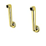 Rohl ZZ9353502Z-IB Cisal Set of Wall Eccentric Unions, Inca Brass [並行輸入品]