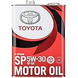 TOYOTA(トヨタ) 純正モーターオイル SP 5W-30 GF-6A 4L 08880-13705
