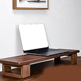 MJKQ9 モニター台 机上台 モニターラック モニタースタンド パソコン台 ワイド デュアルモニター対応 在宅ワーク 120*30*10cm おしゃれ モニター台 モニターラック パソコン台 机上台 卓上収納 パソコンラック ウォルナット 机上 卓上 モニタースタンド