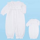 MIKIHOUSE FIRST(ミキハウスファースト)上品レースの純白ツ－ウェイオール(50-60cm) ５０-６０cm,白