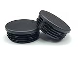 OGC (12パック) – 2 1 /2 ODプラスチックプラグby 2 – 1 /2インチキャップカバーのブラックラウンドチューブ挿入椅子Glide Finishingプラグ