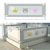 SUTEIRO ベッドフェンス ベッドガード 無添加素材 転落防止 お布団ズレ 昇降タイプ 分解式 収納便利 取り付け簡単 幼児用 ベビーサ