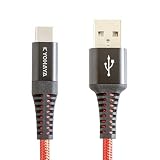 KYOHAYA USB Type C ケーブル アンドロイド 充電ケーブル タイプｃ充電ケーブル android 急速 丈夫 ナイロン 強靭 断線 しにくい スマホ 急速充電 データ転送 AQUOS/Xperia/Galaxy/OPPO/HUAWEI/HTC/ZenFone/MOTO/LG 各種対応 CONNECT GEAR TOUGH-10 C (1.2m, ホワイト)