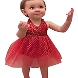 キュートドレスガールズ用、balakieスパンコールソリッドメッシュガーゼホルタードレス 6M マルチカラー BK-15989