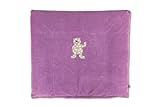 Baby Boum (75 x 85cm) Snuggly Bean Bag Cover with Cute 3D Teddy Appliqu? (Purple) by Baby Boum