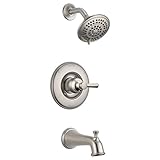 デルタ蛇口t14493-ssリンデンモニター14シリーズタブとシャワートリム、ステンレス