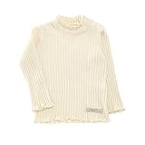 【アウトレット】 Biquette ハイネックＴシャツ (80～130cm)　春物 キムラタンの子供服 キナリ 95 ( 31811x31911-151a )