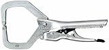 CH Hanson 10200 11 In. C-Clamp Self Adjusting Locking Pliers, Pack Of 6