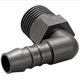 NORMA(ノールマ) プラスチックホース継手 ポリアミド エルボ 取付ネジ(R)1/4 適用ホース内径8 WES-0208