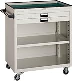 ＴＲＵＳＣＯ　ツールワゴン　７５０Ｘ５００　浅型２引出　幕板付　Ｗ【NTS720PW】 (販売単位：1台)