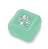 Crocodile Creek Eco Kids Reusable Backyard Friends Pale Green Girls' Set of 2 Snack Keeper Eco Kids 