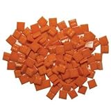 Jennifer's Mosaics 3/8-Inch Venetian Style Glass Mosaic Tile, Orange, 8-Ounce [並行輸入品]