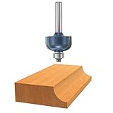 Bosch 85204M Router Bit Carbide Tip 3/16R Cove with Ball Bearing 1/4 Shank by BOSCH