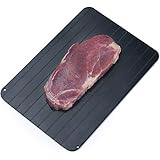 MIXXAR 解凍トレイ アルミ 瞬間解凍皿クイックプレート 急速 解凍 まな板 付き 冷凍食品対応 業務用 家庭用