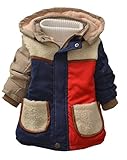 MARIAH(マリア) 子供コート フード付きジャケット 裏起毛 男の子 130cm