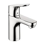 Hansgrohe 4371000 Focus E 100 Single Hole Faucet Chrome [並行輸入品]