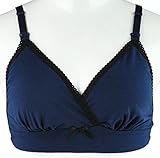 アビックス マミールナ アンダーがらくちんなブラトップ L ネイビー ベア天竺 750206