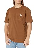 Carhartt (カーハート) 半袖Tシャツ メンズ WORKWEAR POCKET T-SHIRT K87 オイルドウォルナットヘザー Sサイズ