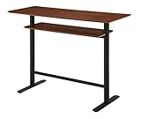 カウンターテーブル ハイテーブル 木製 テーブル バーテーブル 高さ90cm 棚付き ラック付き バーカウンター